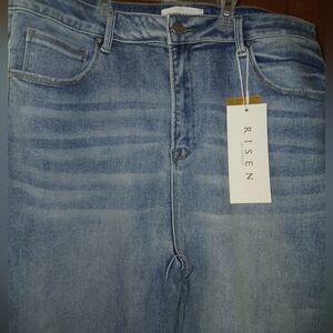 High Rise Wide Leg Jeans By Risen